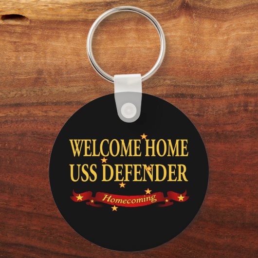 Welkomststartfunctie - Verdediger Sleutelhanger (Voorkant)