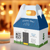Welkomststartpagina Logo Blue Roof Gift Box Bedankdoosjes