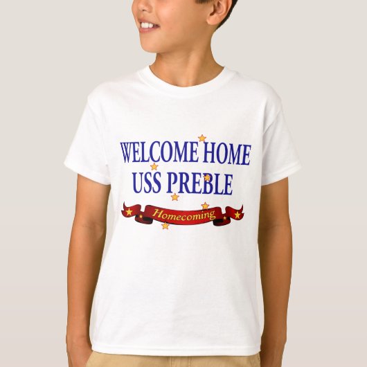 Welkomststartpagina USPreble T-shirt (Voorkant)