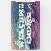 Welkomststartpagina verloopbalk spandoek (Verticaal)