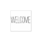 welkomststempel rubberstempel (Afrduk)