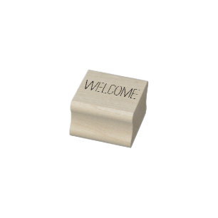 welkomststempel rubberstempel
