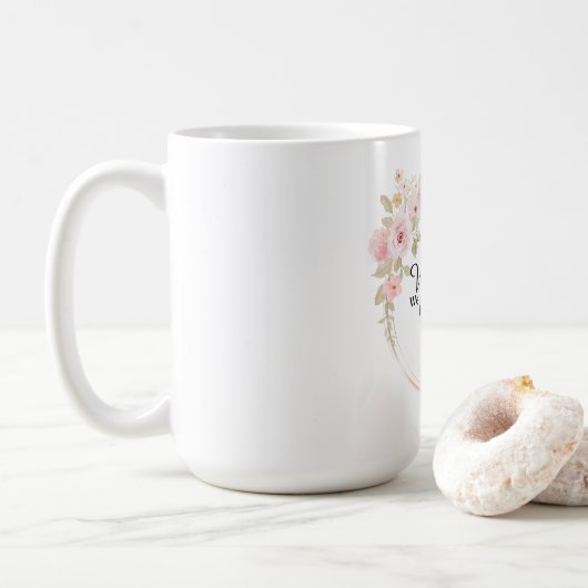 Welkomststicker Koffiemok (Met donut)