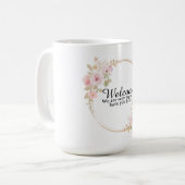 Welkomststicker Koffiemok (Voorkant links)
