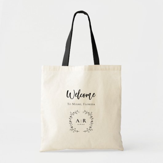 Welkomsttas met wielwieltjes, hotel-gast tote bag (Voorkant)