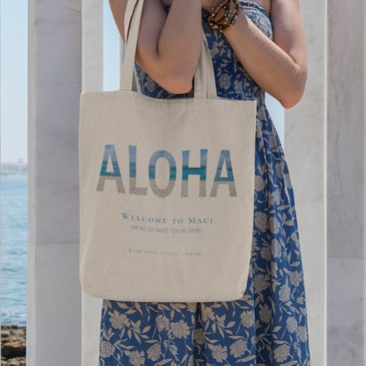 Welkomsttas van Hawaii Destination Wedding for Hot Tote Bag