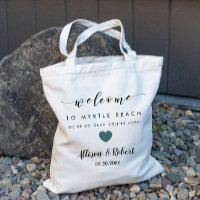 Welkomsttas voor bruiloft, Hotel Destination Grey 