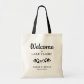 Welkomsttas voor LGBTQ Mountain Weddenschap Tote Bag (Voorkant)