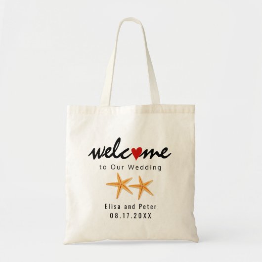 Welkomsttas voor strandstraten tote bag (Voorkant)