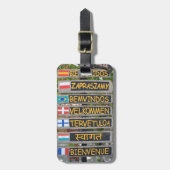 Welkomstteken Bagagelabel (Voorkant verticaal)