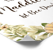 Welkomstteken bij de komst 8x10 inch poster (Hoek)