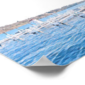 Welkomstteken bij het Wisconsin-meer van Genève Poster (Hoek)