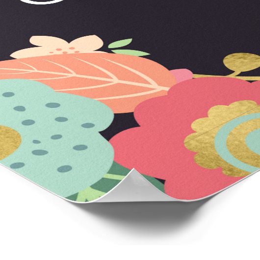 Welkomstteken bruiloft / trouwe bruiloft poster (Hoek)