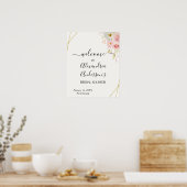 Welkomstteken Dahlia & Rozen Vrijgezellenfeest Poster (Keuken)