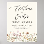 Welkomstteken in Bloom van Vrijgezellenfeest van w Poster (Voorkant)