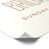 Welkomstteken in Bloom van Vrijgezellenfeest van w Poster (Hoek)