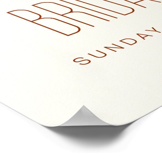 Welkomstteken in Bloom van Vrijgezellenfeest van w Poster (Hoek)