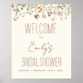 Welkomstteken in Bloom van Vrijgezellenfeest van w Poster (Voorkant)