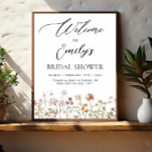 Welkomstteken in Bloom van Vrijgezellenfeest van w Poster