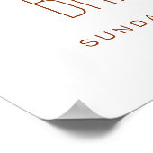 Welkomstteken in Bloom van Vrijgezellenfeest van w Poster (Hoek)