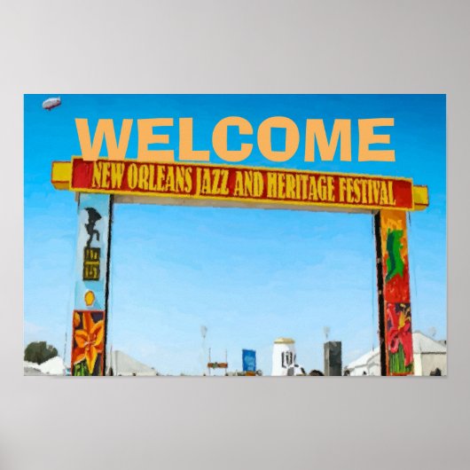 Welkomstteken, Jazz Music Poster (Voorkant)