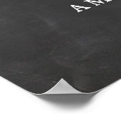 Welkomstteken Kies uw gepenselde kleurenbord Poster (Hoek)