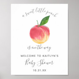 Welkomstteken kleine Baby shower Poster