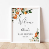 Welkomstteken kleine baby shower poster