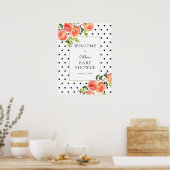 Welkomstteken kleine Baby shower Poster (Keuken)