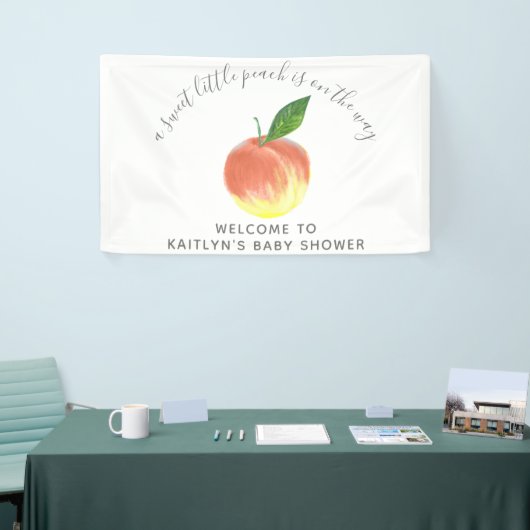 Welkomstteken kleine Baby shower Spandoek (Beurs)