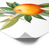 Welkomstteken kleine Cutie Baby shower Poster (Hoek)