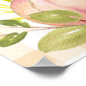 Welkomstteken kleine pomkin Herfst Baby shower Poster (Hoek)