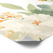 Welkomstteken kleine pomkin Herfst Baby shower Poster (Hoek)