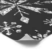 Welkomstteken kleine Snowflake Baby shower Poster (Hoek)