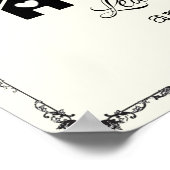 Welkomstteken: laat je zorgen en je schoenen achte poster (Hoek)