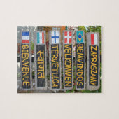 Welkomstteken Legpuzzel (Horizontaal)