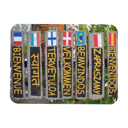 Welkomstteken Magneet (Horizontaal)