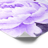 Welkomstteken Paarse en zilveren bruiloft Poster (Hoek)