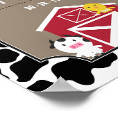 Welkomstteken / Poster - landbouwhuisdieren (Hoek)