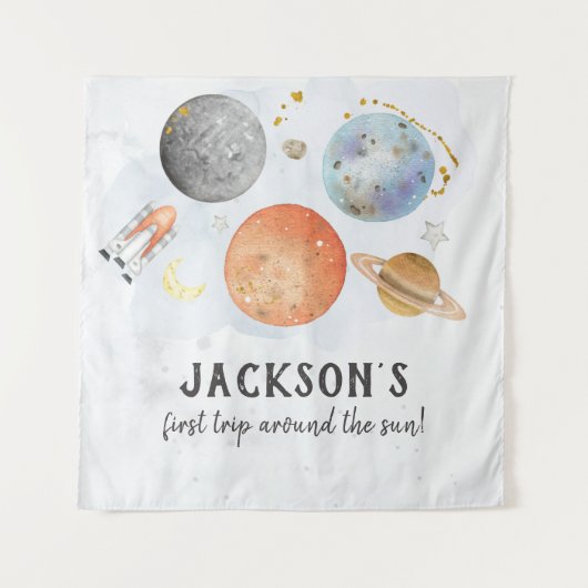 Welkomstteken ruimtevaart wandkleed (Voorkant)