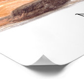 Welkomstteken van Baby shower Woodland Animals Poster (Hoek)