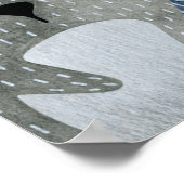 Welkomstteken van Baby shower Woodland Animals Poster (Hoek)