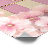 Welkomstteken van de feestdag in Parijs Poster (Hoek)