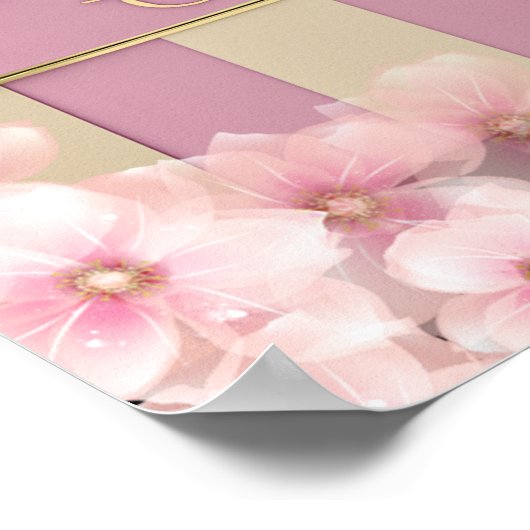 Welkomstteken van de feestdag in Parijs Poster (Hoek)