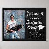 Welkomstteken van de hoogleraar Chalk Poster (Voorkant)