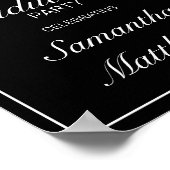 Welkomstteken van de moderne Minimalistische Gradu Poster (Hoek)