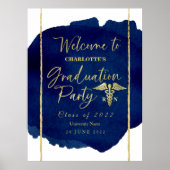 Welkomstteken van de verpleegkundige Medical Gradu Poster (Voorkant)