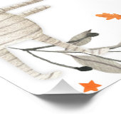 Welkomstteken van Halloween Little Boo Baby shower Perfect Poster (Hoek)