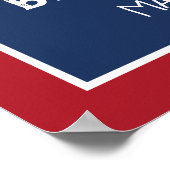 Welkomstteken van het Baby shower van het anker Poster (Hoek)