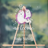 Welkomstteken van Little Boo Halloween Baby shower Acryl Bord (Neutraal)